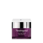 Neutrogena Triple Age Repair Anti-Aging Night Cream with Vitamin C; Fights Wrinkles & Evens Tone, Firming Anti-Wrinkle Face & Neck Cream; Glycerin & Shea Butter, 1.7 oz - Image 4