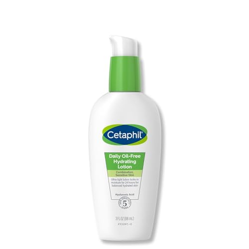 31UGPuvdFL.jpg Cetaphil Daily Hydrating Lotion for Face, With Hyaluronic Acid, 3 fl oz, Lasting 24 Hr Hydration, for Combination Skin, No Added Fragrance, Non-Comedogenic - Image 1
