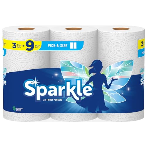 Version 1.0.0 Sparkle® Pick-A-Size® Paper Towels, 3 Triple Rolls - Image 1