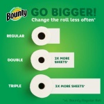 Bounty Select-A-Size Paper Towels, White, 2 Double Plus Rolls = 5 Regular Rolls - Image 7