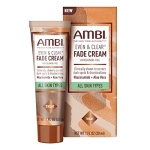 Ambi Even & Clear Fade Cream, Hydroquinone-free, Hyperpigmentation Treatment, Dark Spot Corrector, Results In As Little As 4 Weeks, Niacinamide, Aloe Vera, Vitamin C, 1 Fl Oz