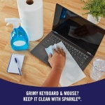 Sparkle Tear-A-Square Paper Towels, 2 Double Rolls = 4 Regular Rolls, Customizable Sheet Size Paper Towel - Image 6