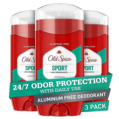 51s98nEidOL.jpg Old Spice Aluminum Free Deodorant for Men, High Endurance Sport, 24/7 Odor Protection, 3 Oz Each, (Pack Of 3) - Image 1