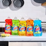 Ajax Ultra Triple Action Liquid Dish Soap, Orange Scent, 90 Fluid Ounce - Image 3