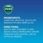 Vicks VapoInhaler, On-the-Go Portable Nasal Inhaler, Non-Medicated, With Refreshing Vicks Vapors, Menthol Scent , 2 Scented Sticks - Image 2