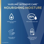 Vaseline Intensive Care Nourishing Moisture Body Lotion for Dry Skin, Made with Ultra-Hydrating Lipids + Pure Oat Extract for Nourished, Healthy-Looking Skin 20.3 oz, 3ct - Image 5