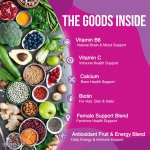 Womens Vitamins Multivitamin - Daily Multi for Women with Vitamin A, C, D, E, B6, B12, Zinc & Calcium, Energy & Immune Support, Nature's Multivitamin for Women, Non-GMO & Gluten Free - 120 Capsules - Image 7